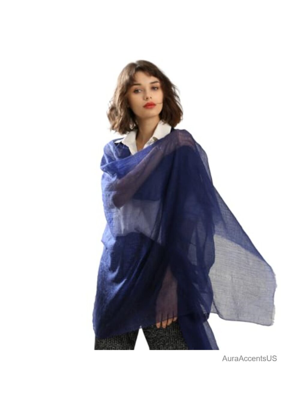 Luxury 100% Cashmere Shawl Wrap Large Thin Sheer Scarf All Seasons Gift Box